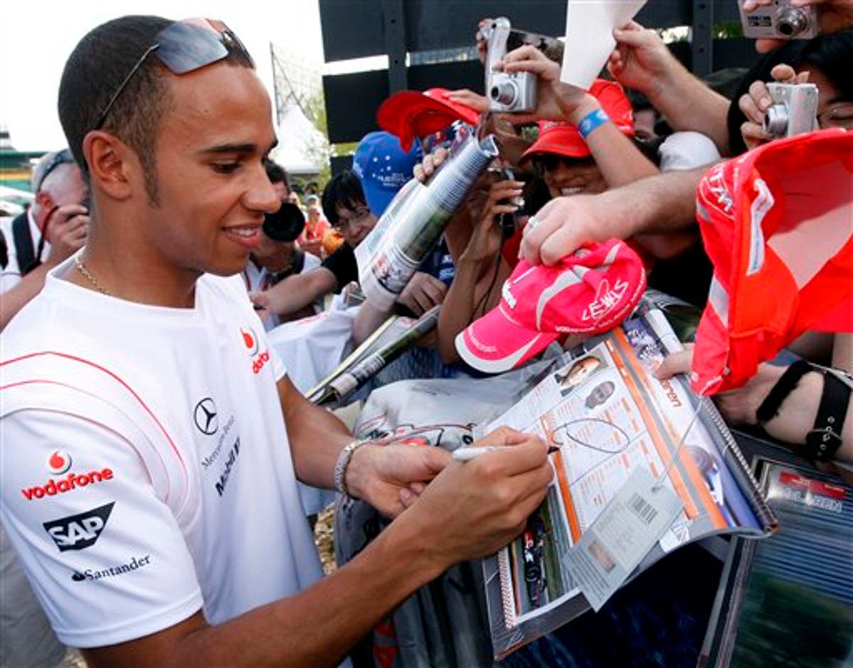 Hamilton takes pole in Melbourne The Independent The Independent