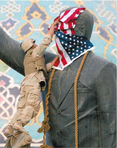 Lost hopes: the day the statue of Saddam Hussein was torn down in 2003
