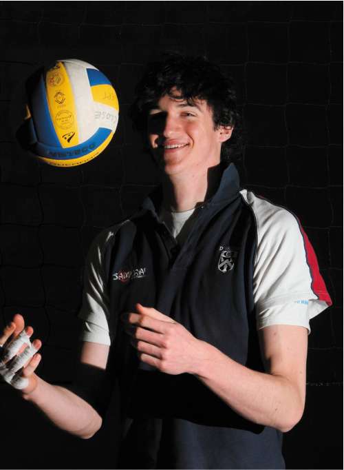 Chris Gregory was selected for the British Volleyball talent ID programme ahead of the 2012 Olympics