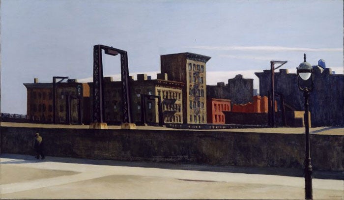 Edward Hopper, Manhattan Bridge Loop (1928) © Addison Gallery of American Art