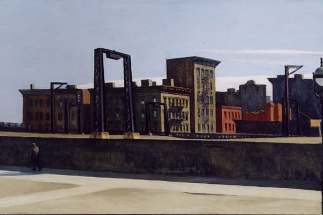 Edward Hopper, Manhattan Bridge Loop (1928) © Addison Gallery of American Art