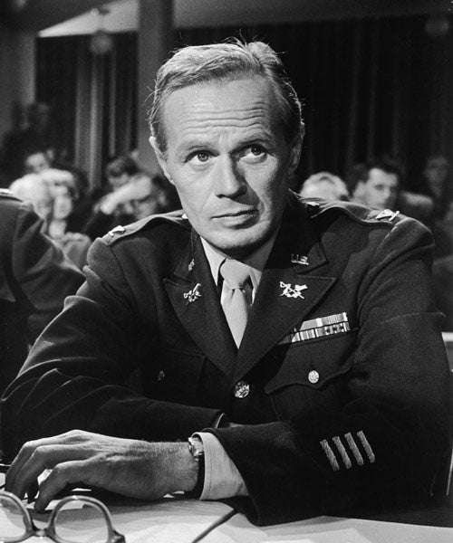 Widmark in 'Judgment at Nuremberg', 1961