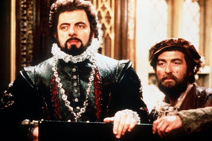 Rowan Atkinson and Tony Robinson in ‘Blackadder’