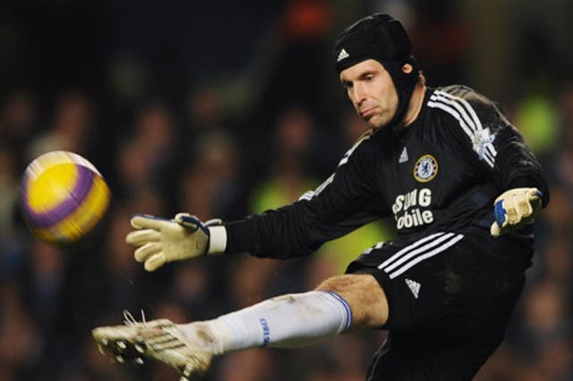 Cech had surgery to his face on Monday following a training ground incident