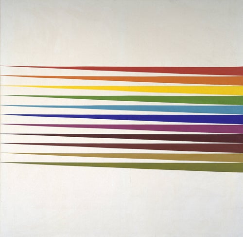 Plumb's 'Untitled August 1969', acrylic on canvas, purchased by the Tate Gallery in 1969