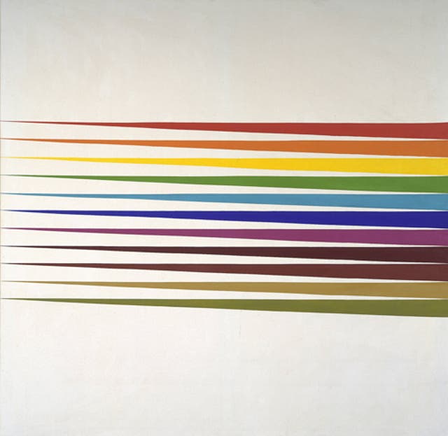 Plumb's 'Untitled August 1969', acrylic on canvas, purchased by the Tate Gallery in 1969