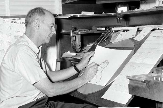 'I found in animation something full of life and movement': Johnston at work on 'The Jungle Book', 1965