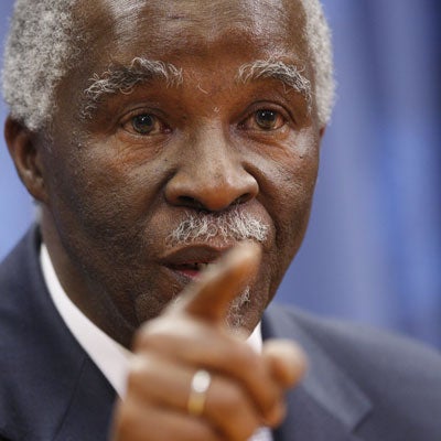 President Mbeki who is due to fly to Tanzania today for a two-day meeting of the African Union, has condemned the violence