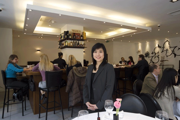 Manager Amy Chong says: 'We want to bring a fusion between modern dining and traditional dim sum' © Michael Franke