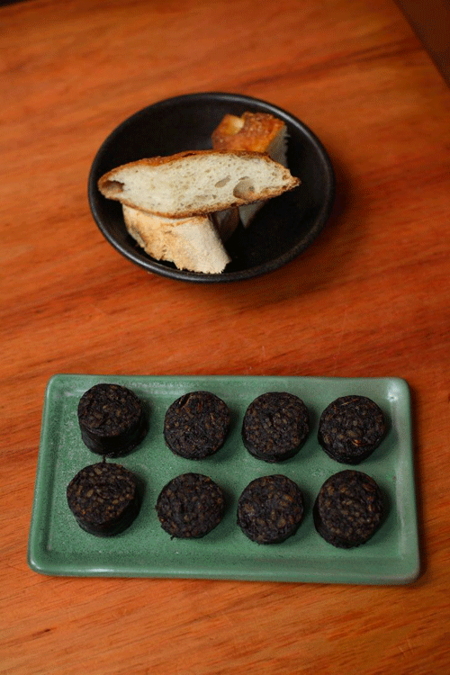 The recipe is neither chorizo nor blood sausage, but is a perfect place to start. © Lisa Barber