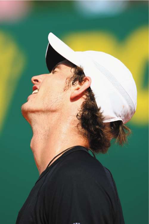 Andy Murray cannot hide his disappointment as his much-heralded improvement onclay was put into perspective by a 6-0, 6-4 defeat by the world No 3 Novak Djokovic at the Monte Carlo Masters yesterday