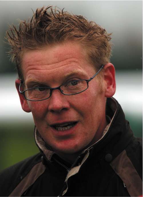 Trainer Tom Dascombe at Bath races yesterday