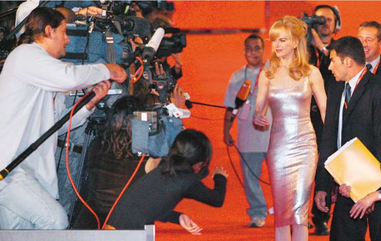 Nicole Kidman at the inaugural Rome Film Festival in 2006 for the premiere of her film Fur