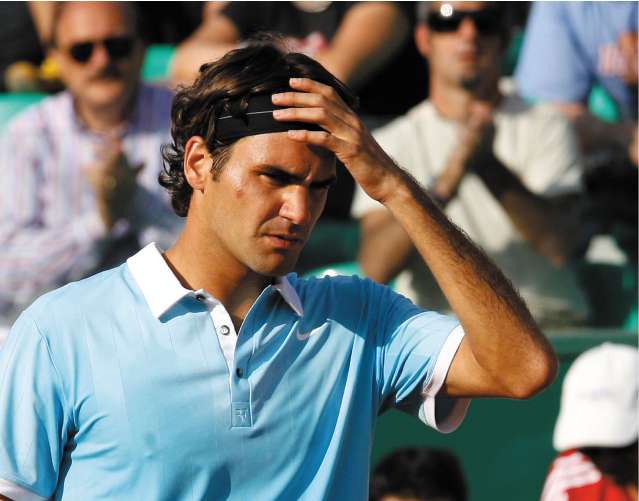 Federer was powerless to prevent a thrashing from Rafael Nadal in the French Open final