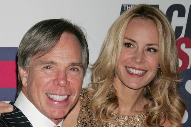 Hilfiger with his fiancée, Dee Ocleppo © Getty Images