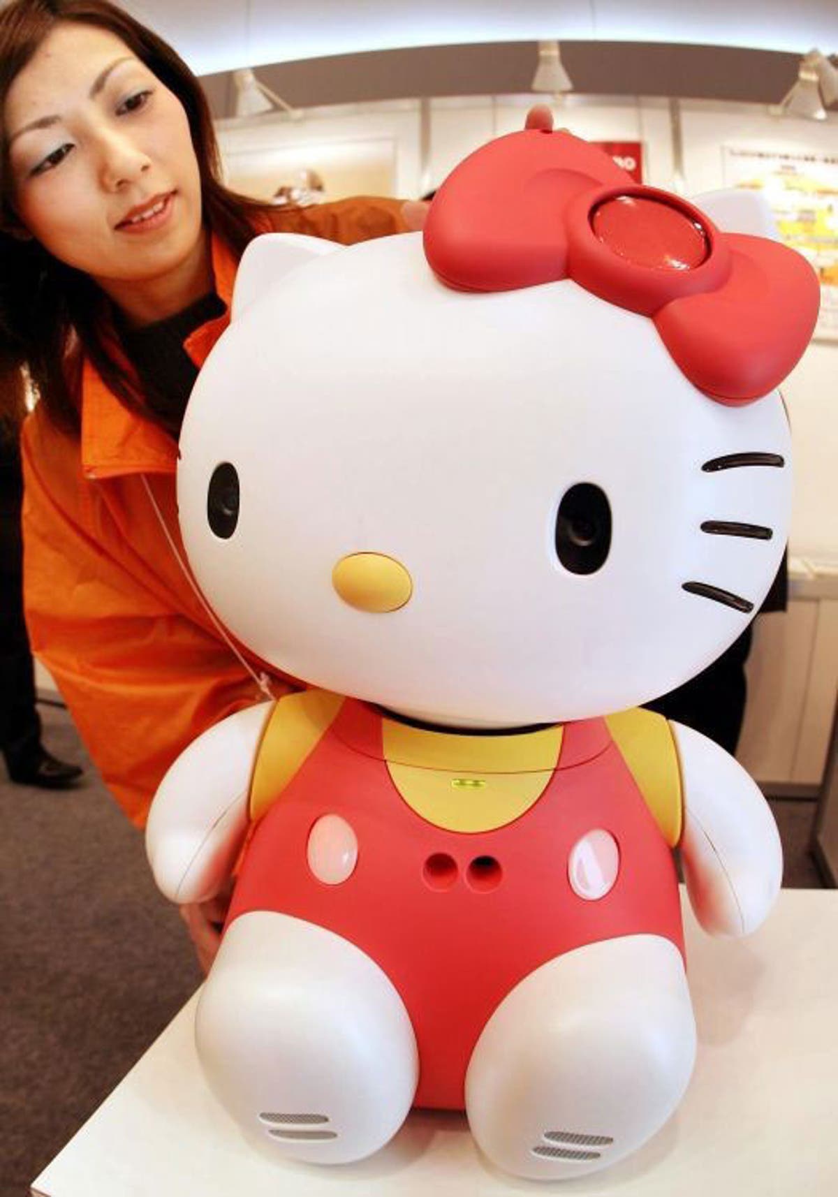Web design of the official online store of Hello Kitty