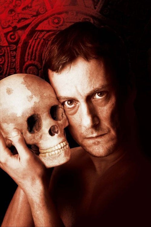Stephen Tompkinson in the Manchester production of Middleton's The Revenger's Tragedy
