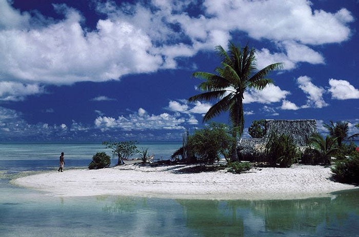 File image: Kiribati, an island nation in the pacific ocean, has vast marine reserves