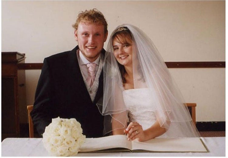 Alexandra and Phil got married at the Methodist church that Alexandra had been attending for the past 20 years