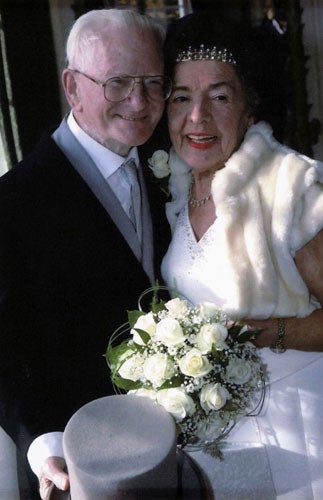 Peggy and James broke the record for the oldest newlyweds