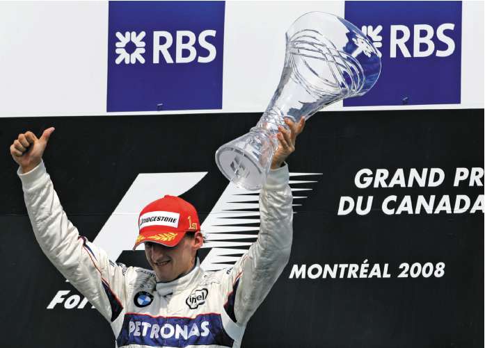 Kubica wins his first Grand Prix in Canada last weekend