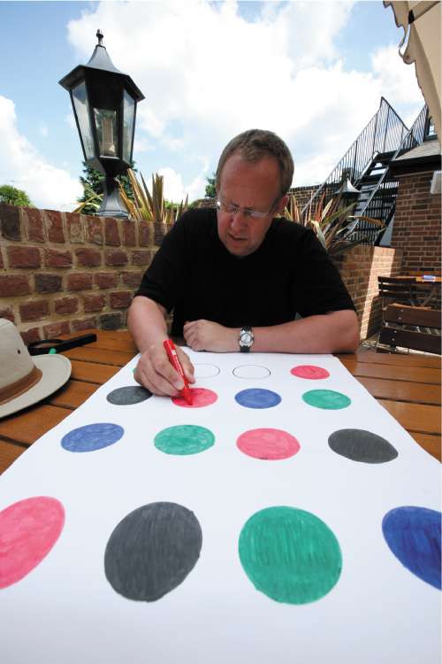 Cole Moreton decides to make his own Damien Hirts to see if shoppers recognise a bargain
