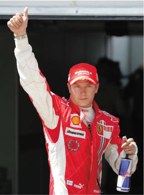 Kimi Raikkonen will start on pole for today's race
