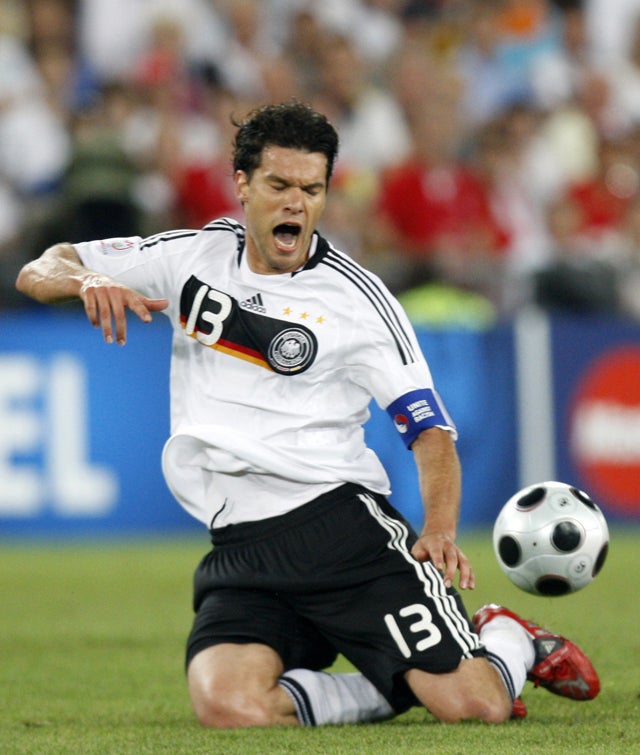 Ballack has a calf injury and may not play in the final