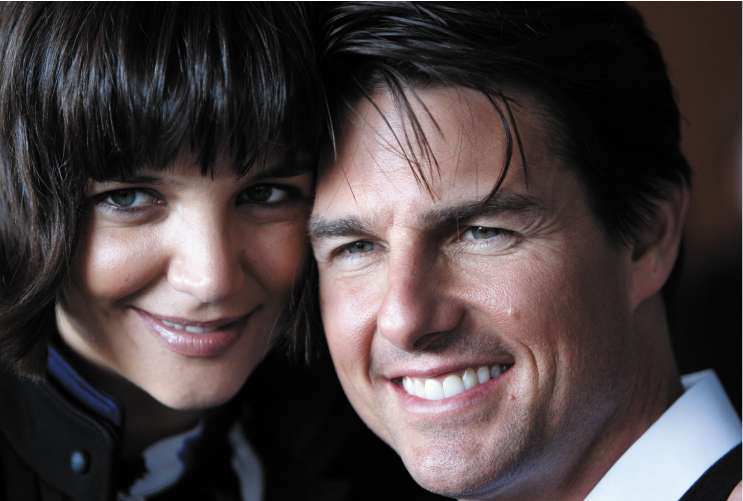 Katie Holmes is said to be in the public eye only because she is married to Tom Cruise