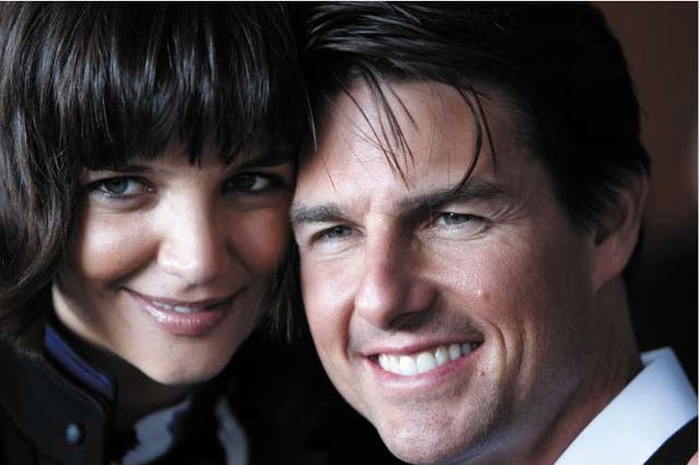 Katie Holmes is said to be in the public eye only because she is married to Tom Cruise