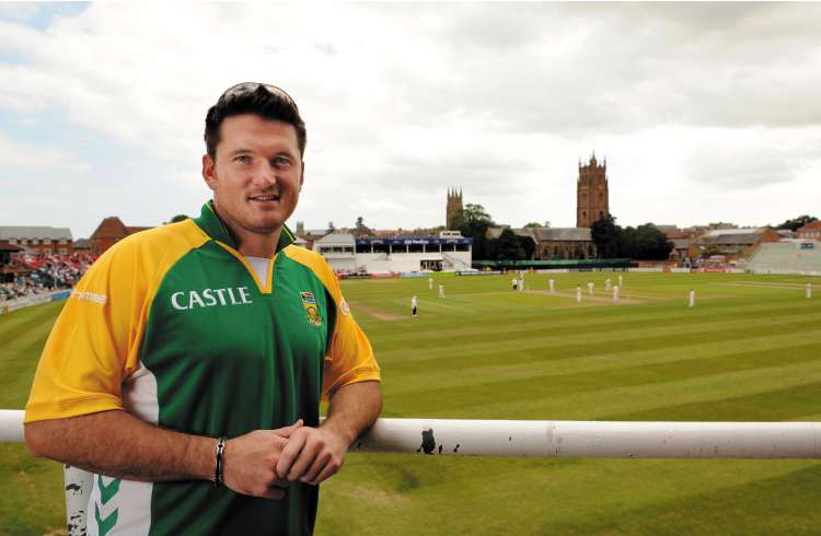 Graeme Smith at Taunton during South Africa's recent game with Somerset