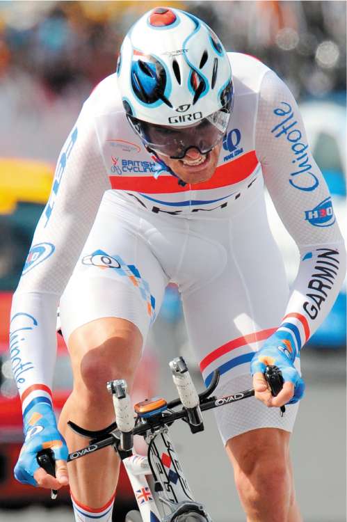 Millar moved from seventh to third overall after yesterday's time trial