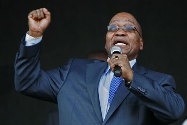 Jacob Zuma: Had been charged with soliciting and receiving bribes