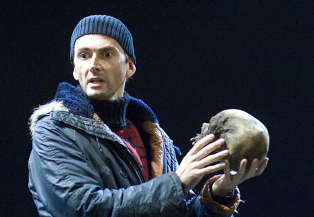 <p>David Tennant in the RSC’s production of Hamlet </p>