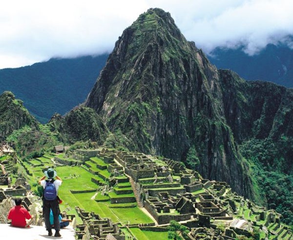 Machu Picchu is a popular destination for students on gap years