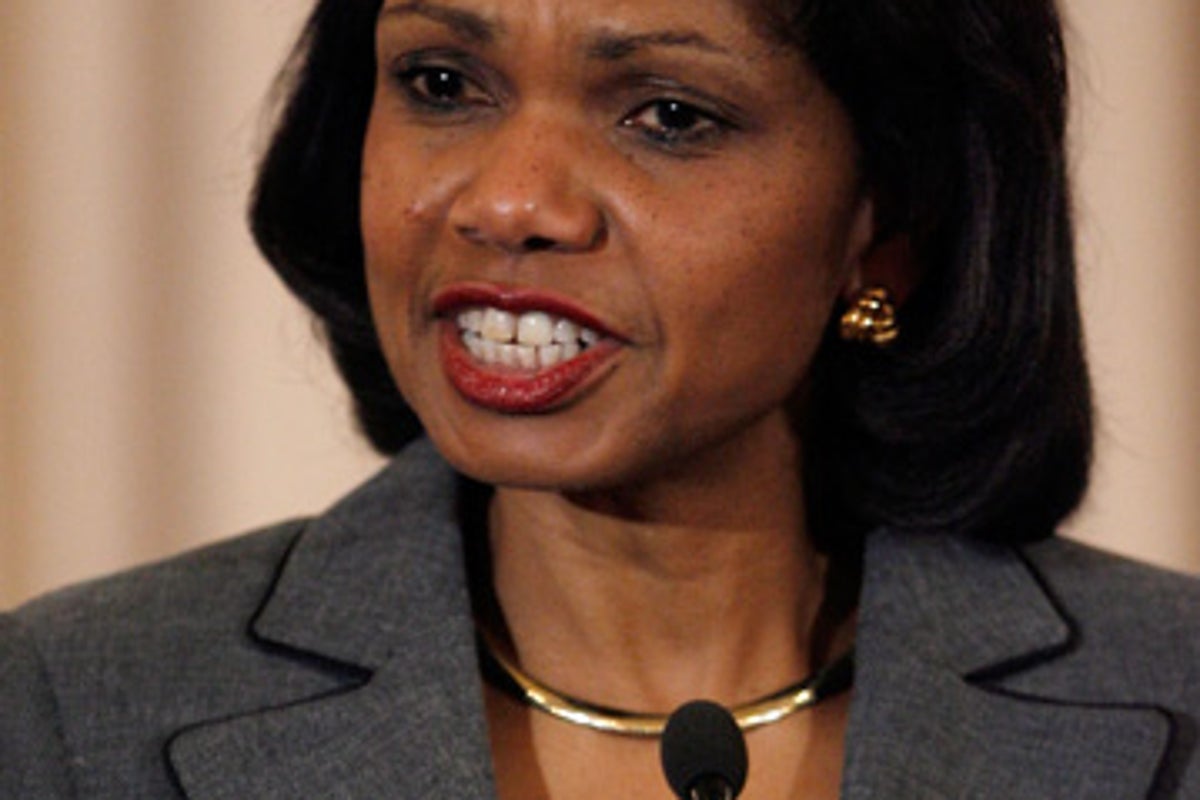 Rice warns Russia not to redraw European map | The Independent | The ...