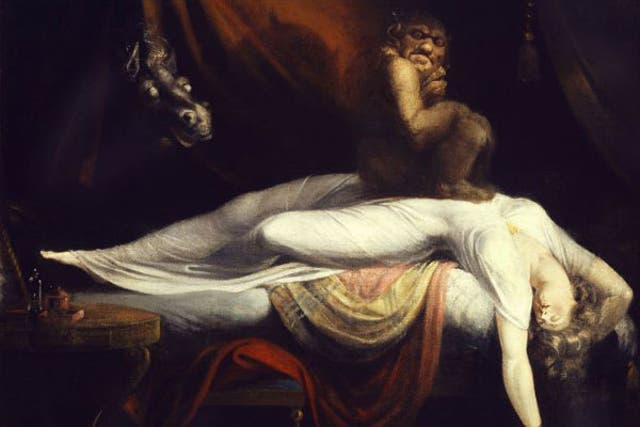 Henry Fuseli's The Nightmare, painted in 1781 