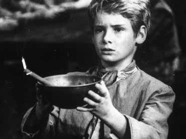 Mark Lester as Oliver Twist in 1968