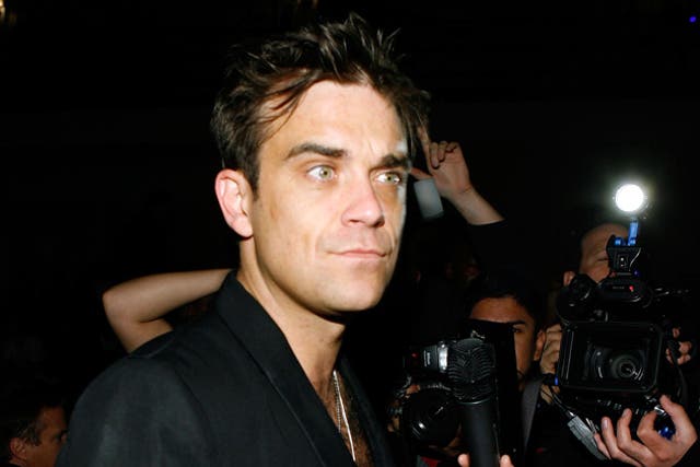 <p>Robbie Williams will be the subject of a new film biopic</p>