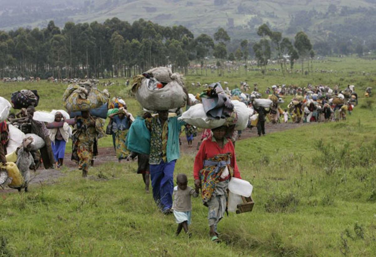 Refugees escape Tutsi rebels in Congo The Independent The Independent