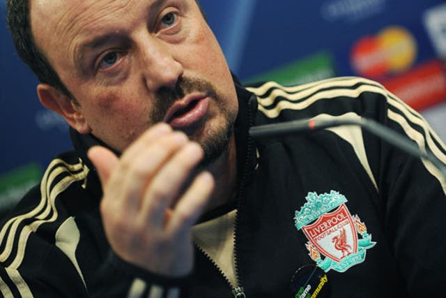 Benitez is talking from a position of strength but it is still bold to take on the experienced and wily Alex Ferguson