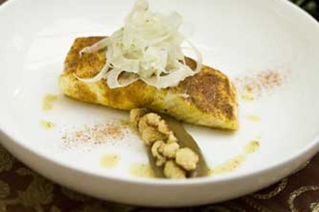 Top each piece of fish with a portion of fennel salad to serve