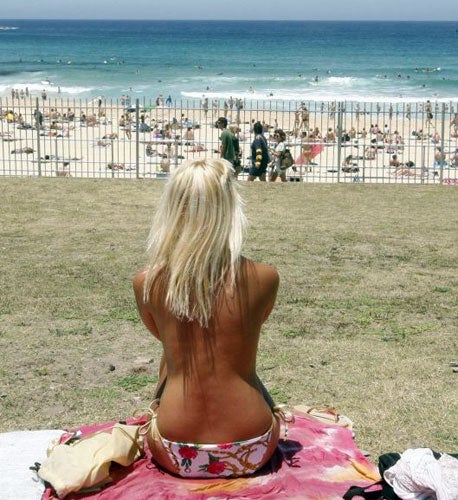 Topless wars reignited on Australias beaches The Independent The Independent photo