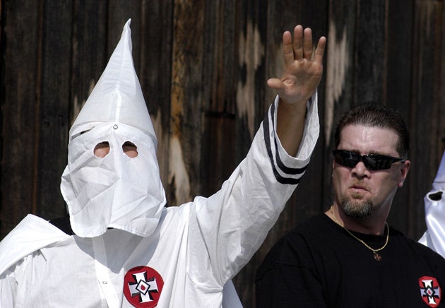 One man is claiming to be starting a new KKK that is open to diversity, but the hoods (pictured) will be compulsory