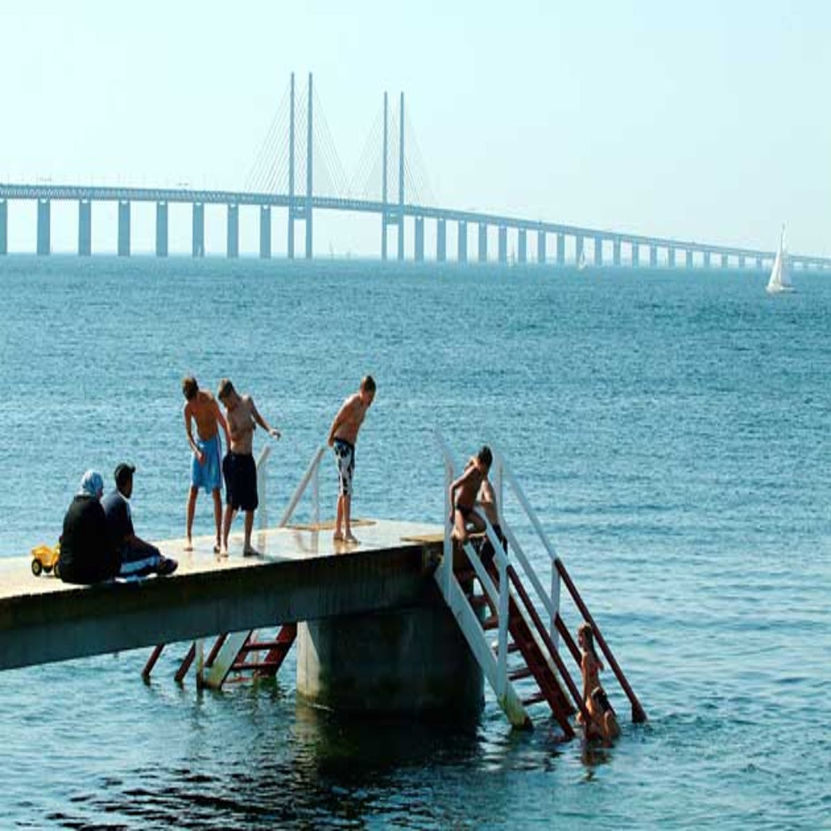 Splashing out: Getting down to the bare essentials in the Baltic Sea | The  Independent | The Independent