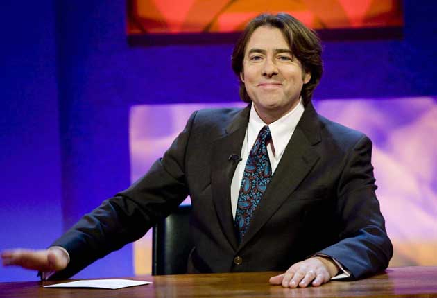 The chat show host is recording his Friday Night with Jonathan Ross show