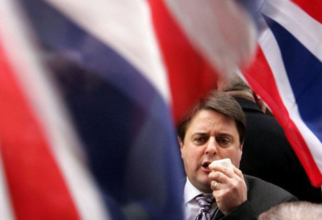 Nick Griffin: 'For him to snub an invite from the Queen would be absurd. '