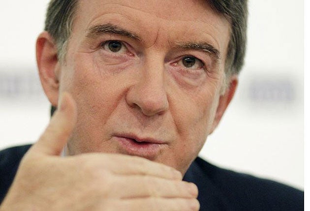 A trade visit to India took Lord Mandelson straight into a diplomatic row
