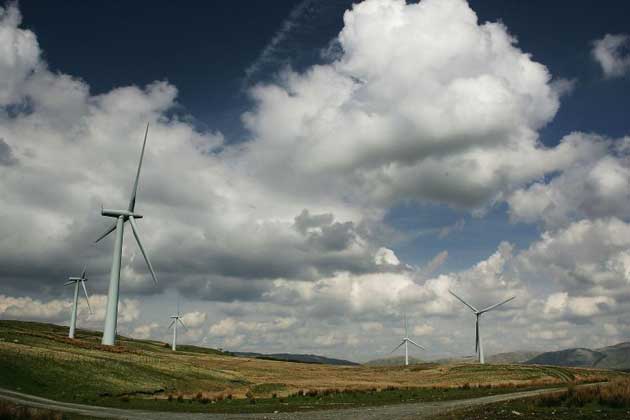 David Cameron insisted today that the Government's energy policy has not changed, after a Tory minister attacked the way wind farms were being 'peppered' across the countryside