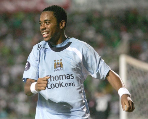 Robinho cost Manchester City £34.2m from Real Madrid
